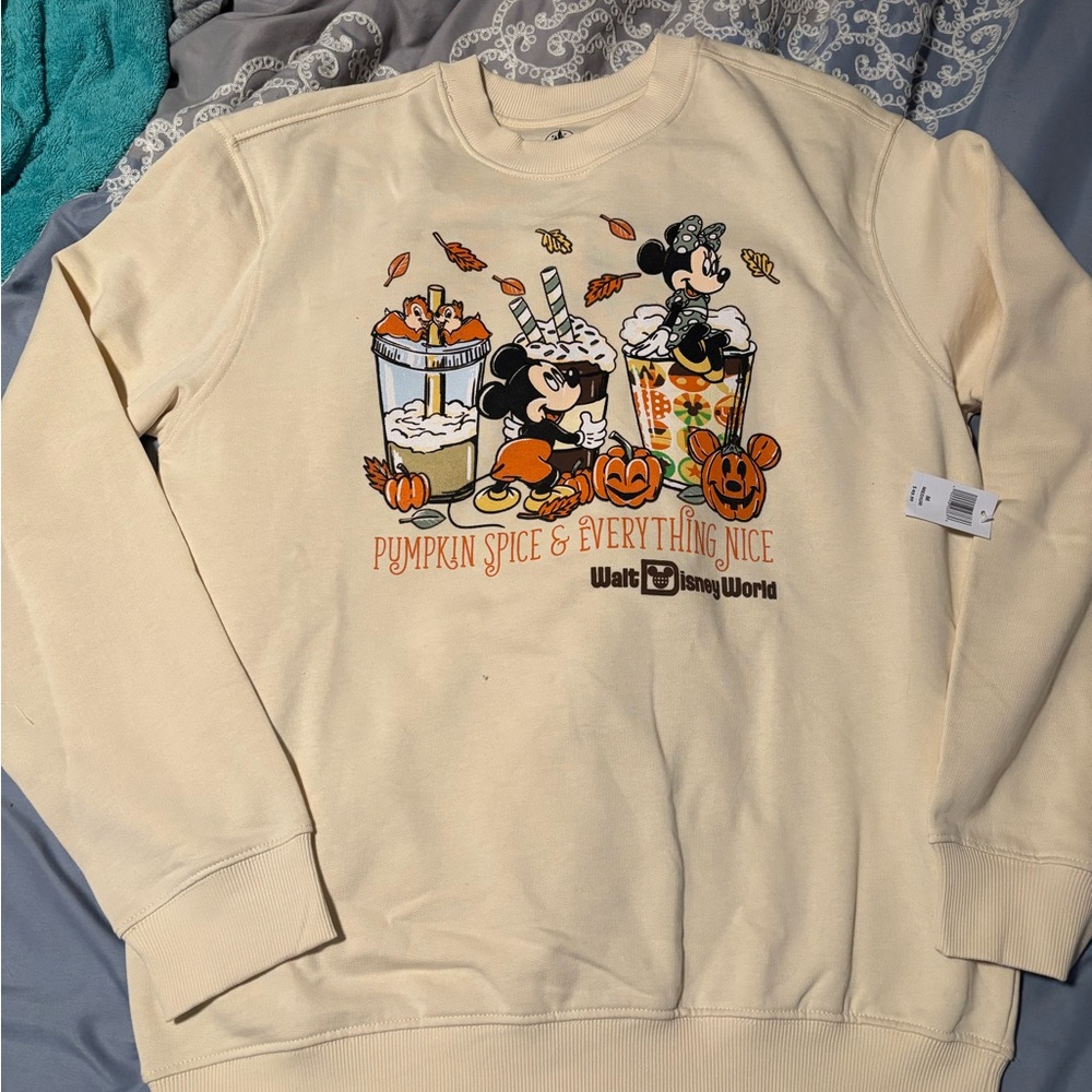Disney pumpkin spice crew neck sweater - Picture 3 of 3